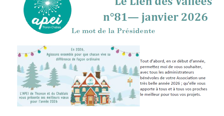 Retrouvez le dernier numéro du Lien des Vallées